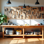 Aménagement malin : astuces pour un atelier de bricolage optimal