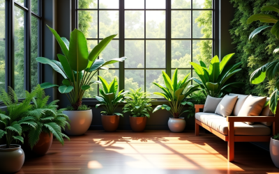 Éveillez vos sens avec une oasis de verdure chez vous