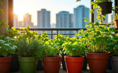 Comment intégrer un mini-potager dans un espace urbain réduit