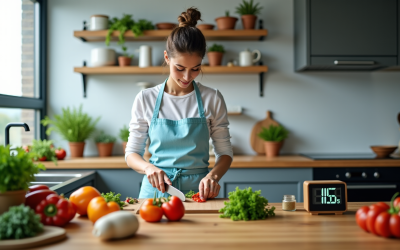 Mes menus de batch cooking simples à cuisiner en moins de 2 heures