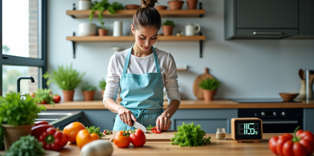 Mes menus de batch cooking simples à cuisiner en moins de 2 heures