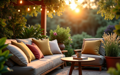 Comment créer un coin détente chaleureux dans son jardin ?
